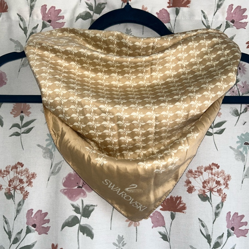 Swarovski Gold Patterned Scarf